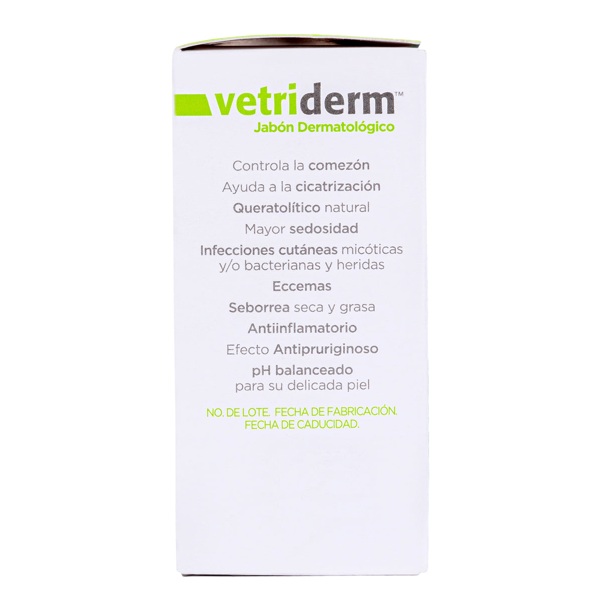 Vetriderm Jabón Dermatológico para el Cuidado de la Piel Sensible en Perros y Gatos, 100 g