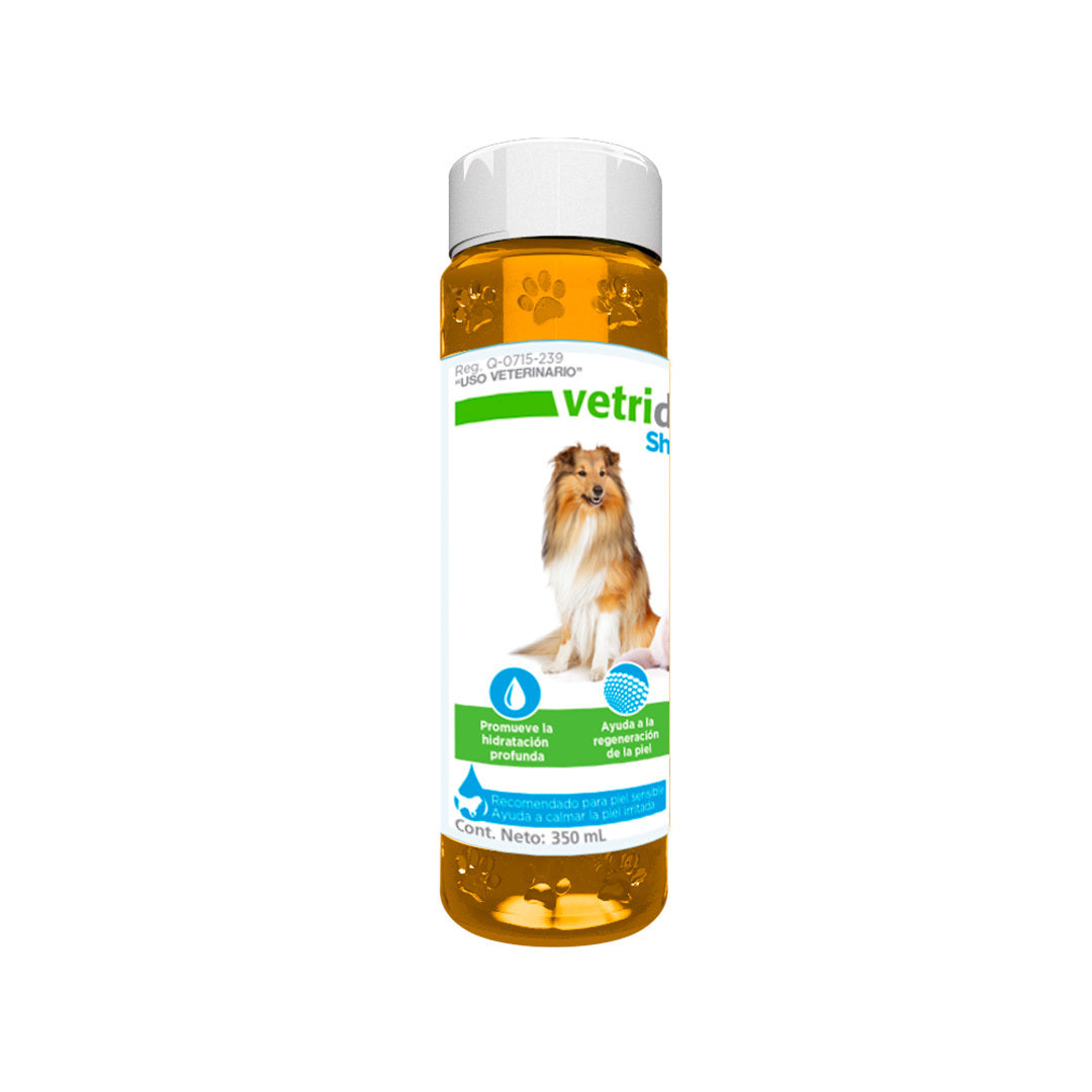 Vetriderm Shampoo Terapéutico para Perros y Gatos - 350 ml (Piel Sensible)