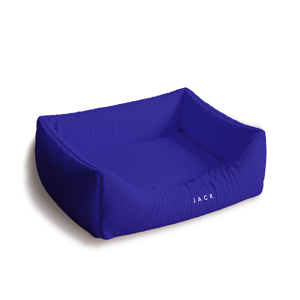 Cama Fresca y Ecológica para Perros - Modelo CLASSIC en Azul de Jack