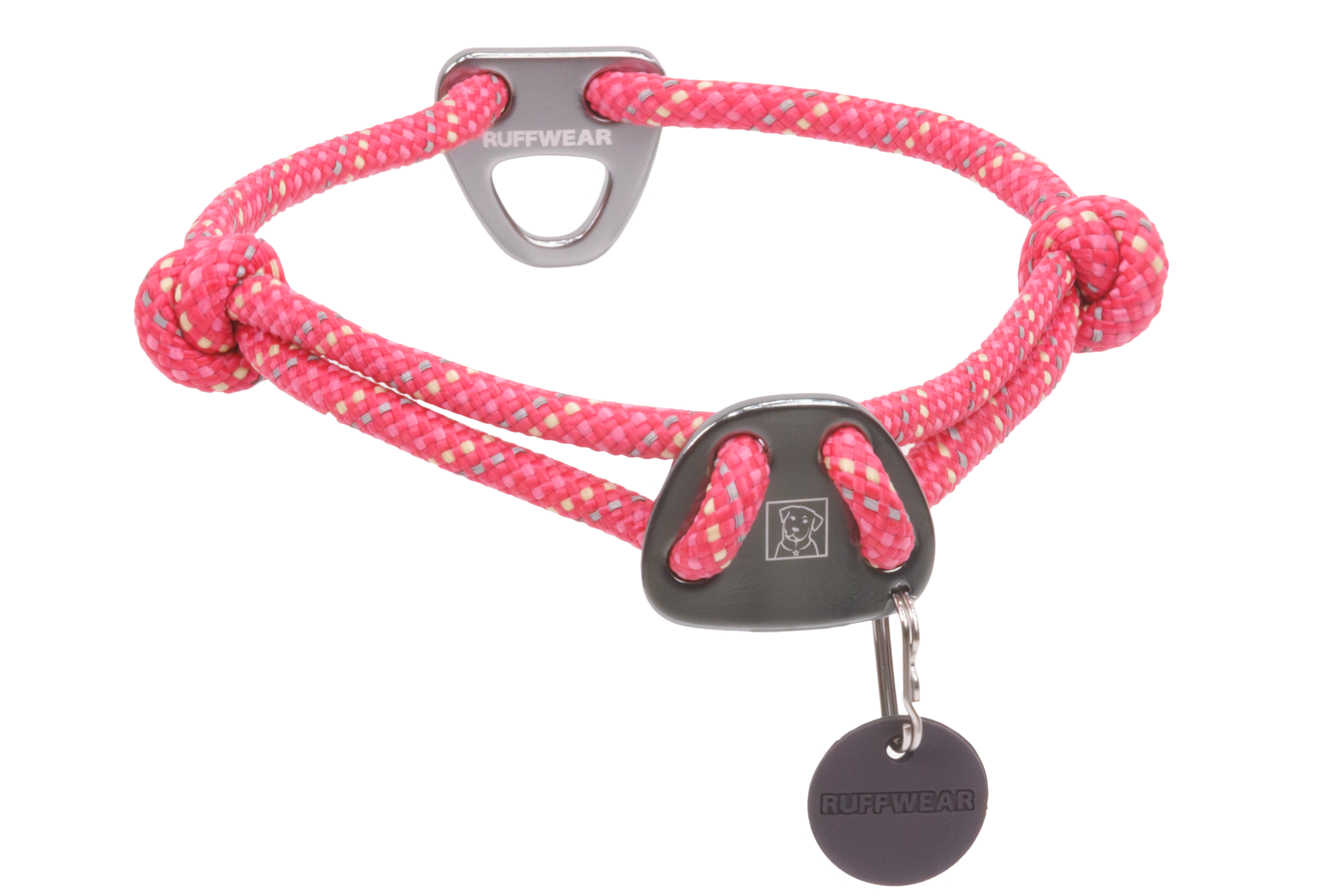 Collar de Cuerda Knot-a-Collar para Perros - Rosa (Fireweed Pink) | Ruffwear