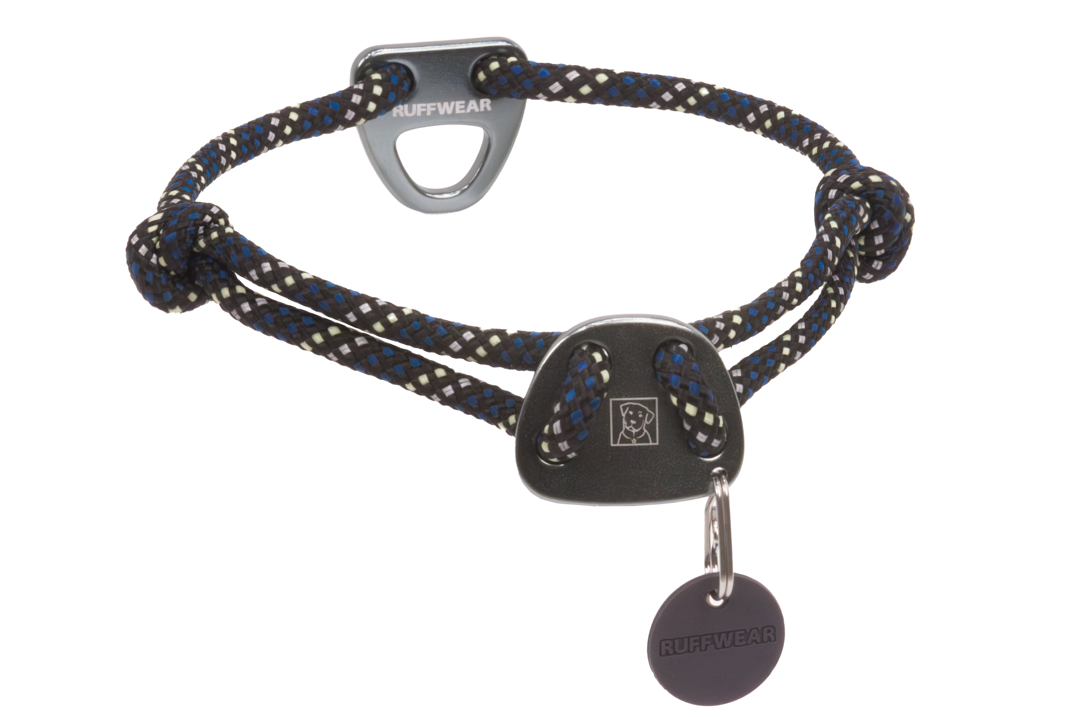 Collar de Cuerda Knot-a-Collar para Perros - Negro (Obsidian Black) | Ruffwear