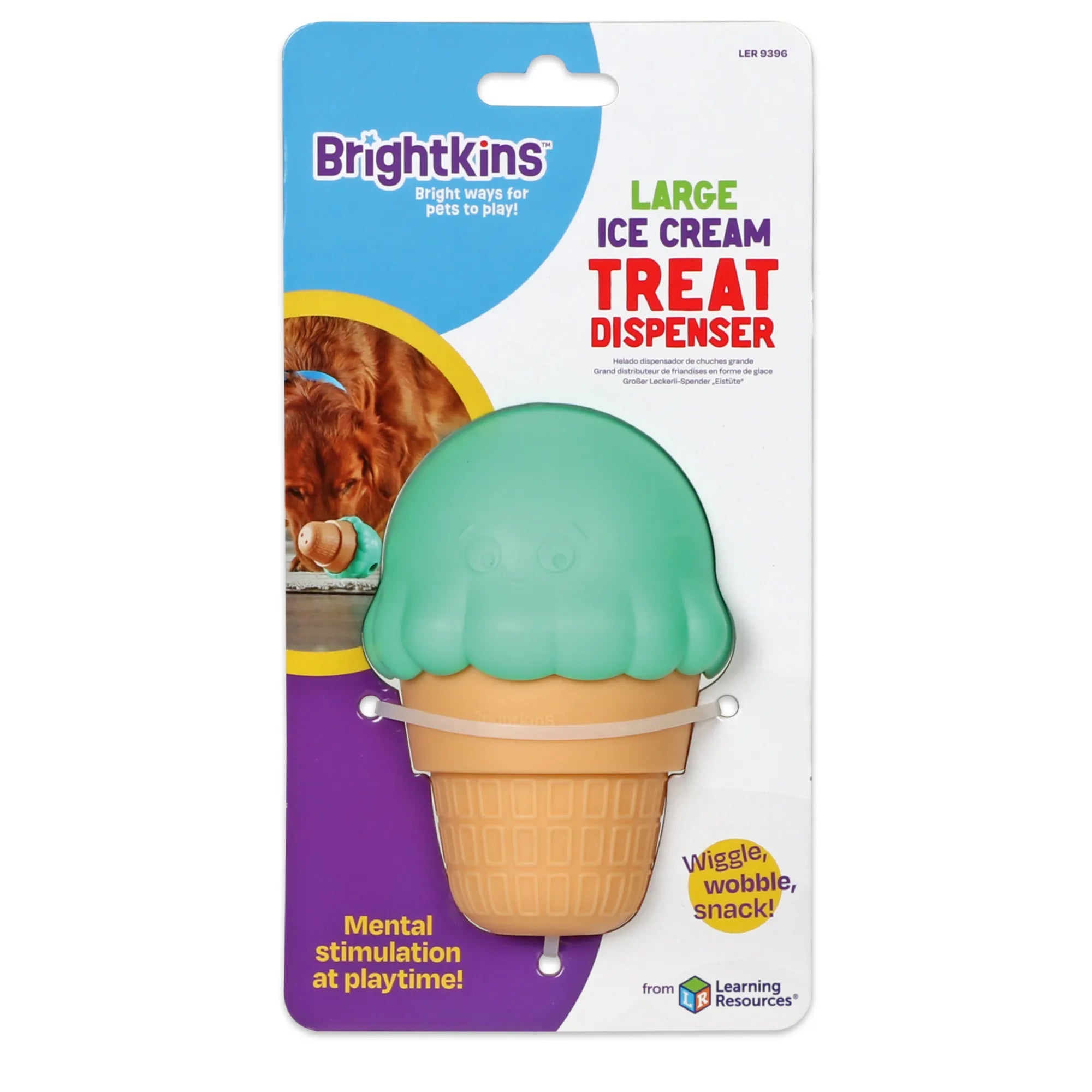 Juguete para Perros Ice Cream Treat Dispenser - Dispensador de Premios en Forma de Helado | Brightkins