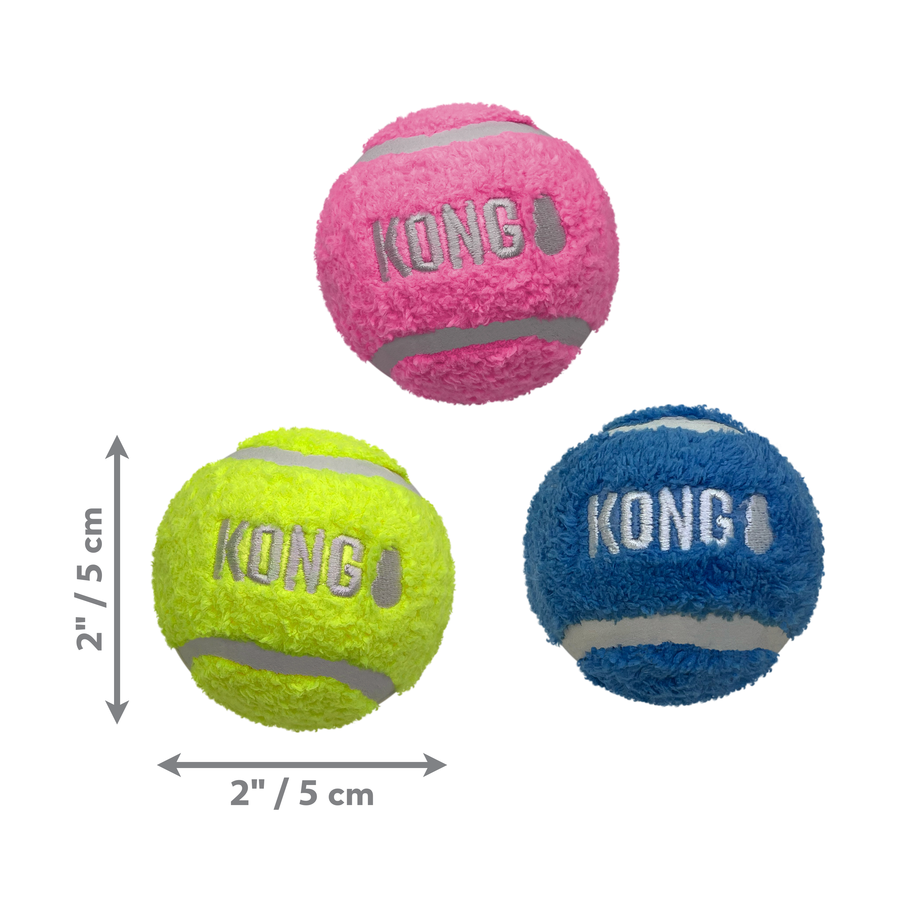 Sport Softies de Kong - Pelotas de Tenis c/Peluche