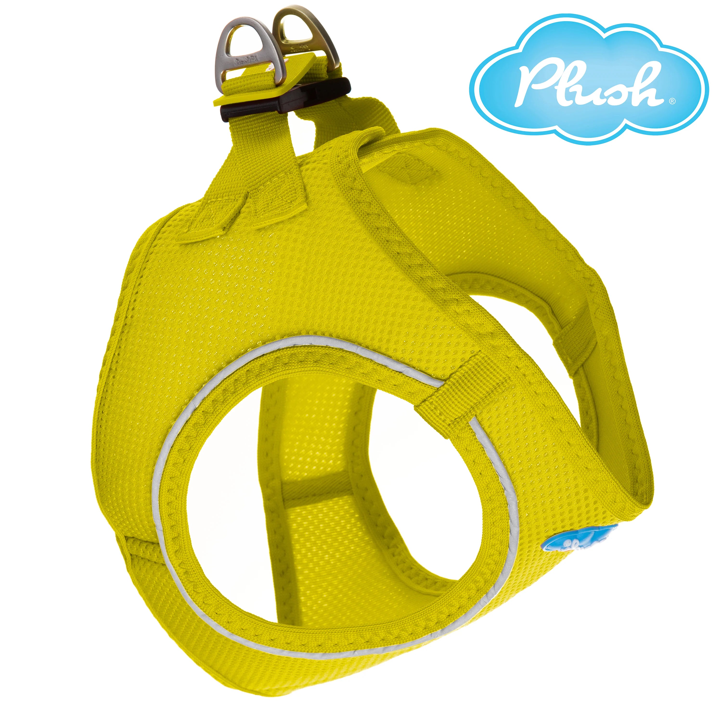 Plush Vest Air-Mesh Arnés/Pechera Para Perros Amarilla