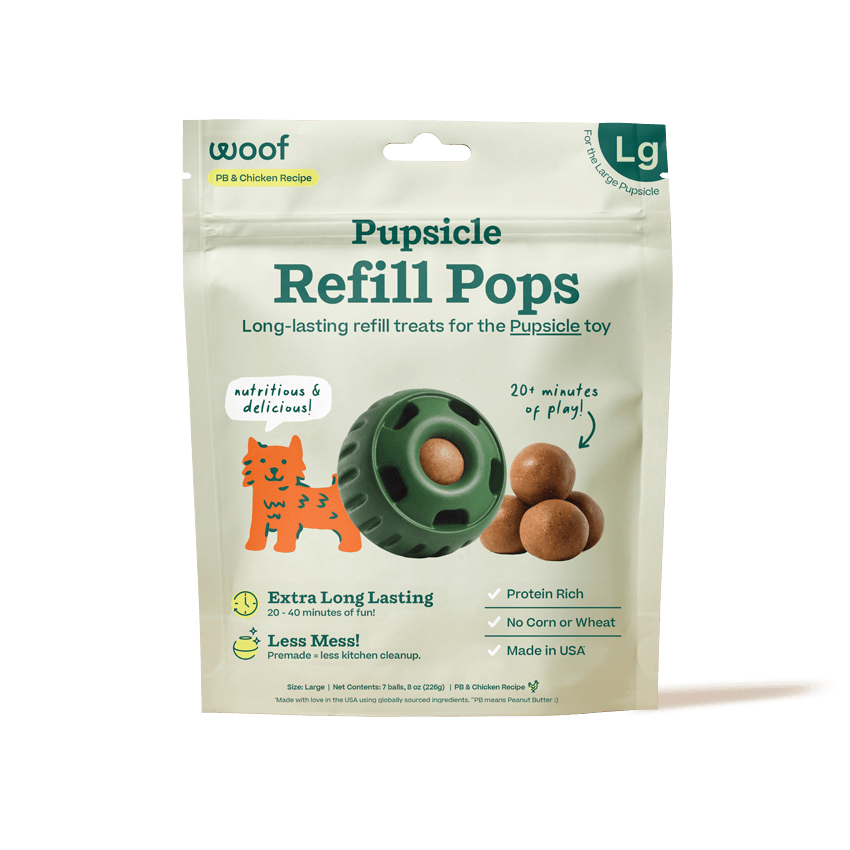 Pupsicle Pops de Pollo para Perros | Complemento Perfecto para The Pupsicle de Woof