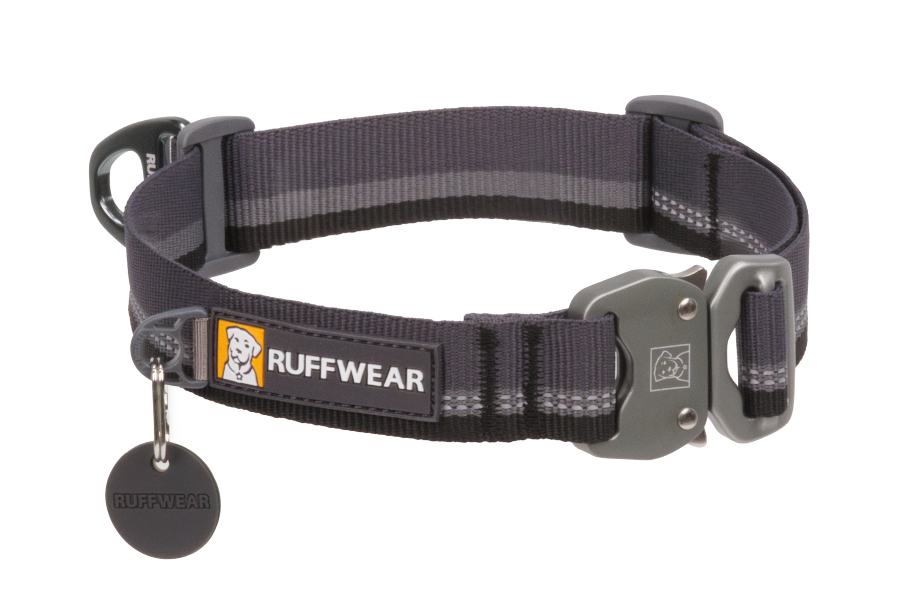 Collar Para Perro Top Rope™ con Hebilla Metálica - Gris (Basalt Gray) | Ruffwear