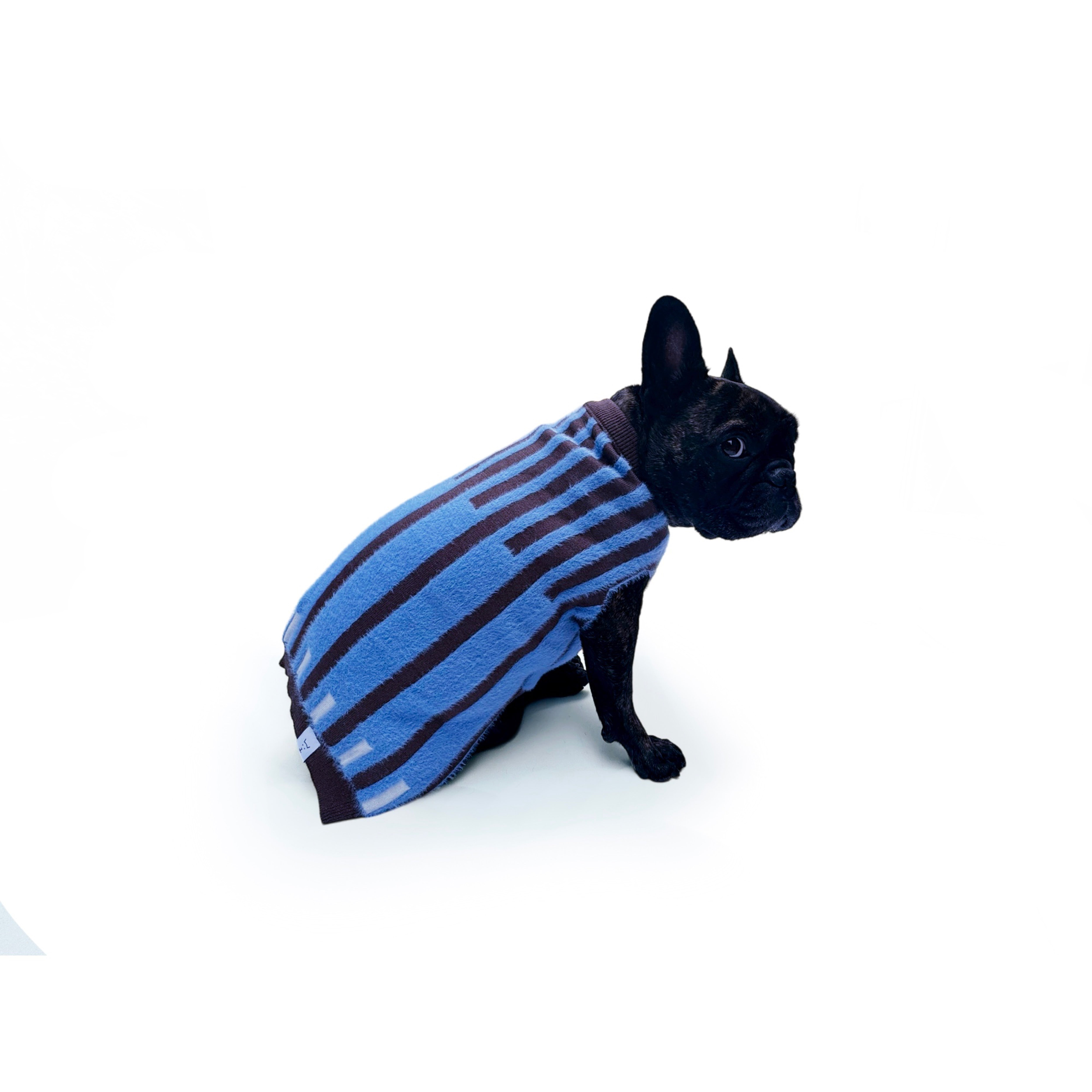 Suéter para Perros con Diseño de Líneas - Azul