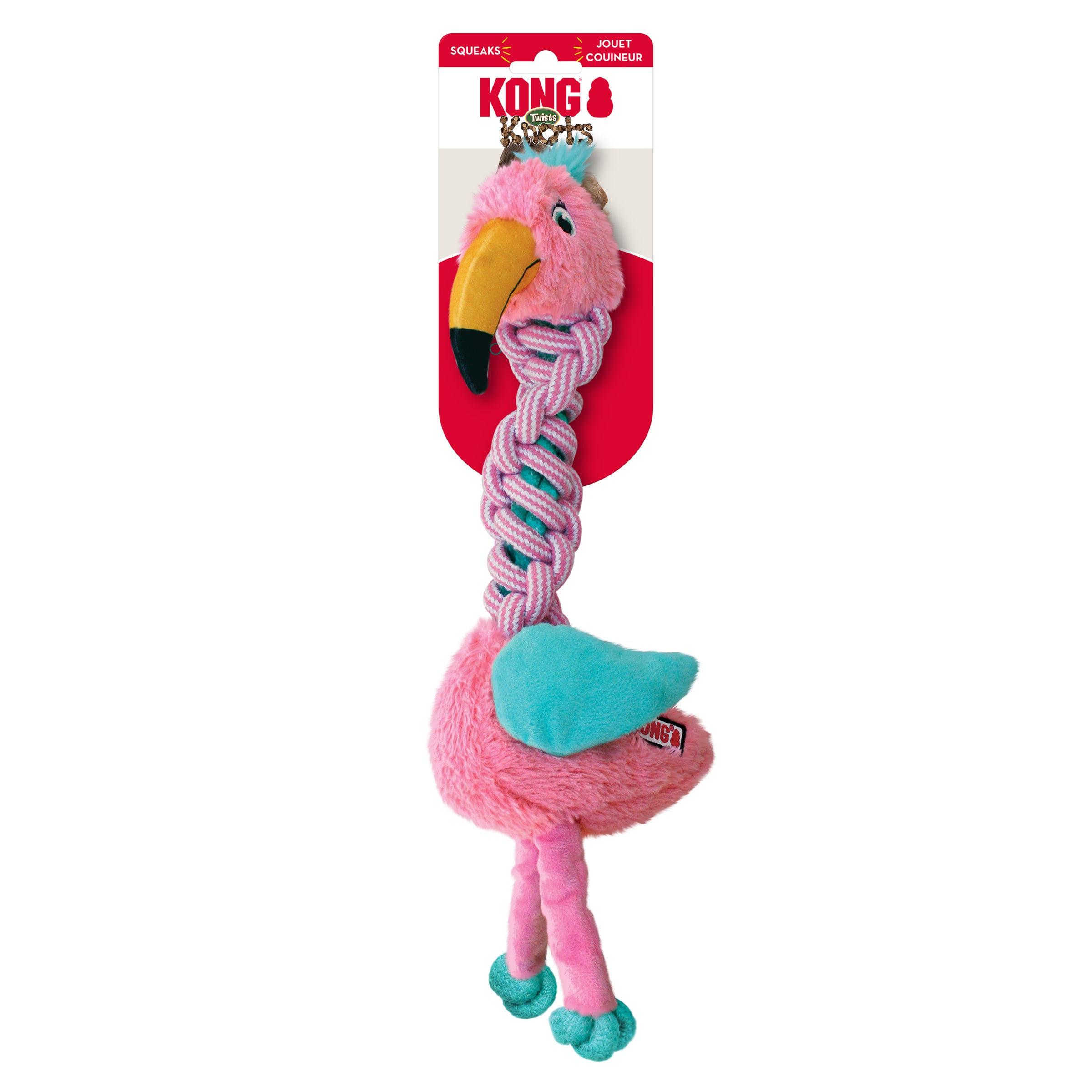 Knots Twists - Flamingo de Cuello Trenzado de Kong