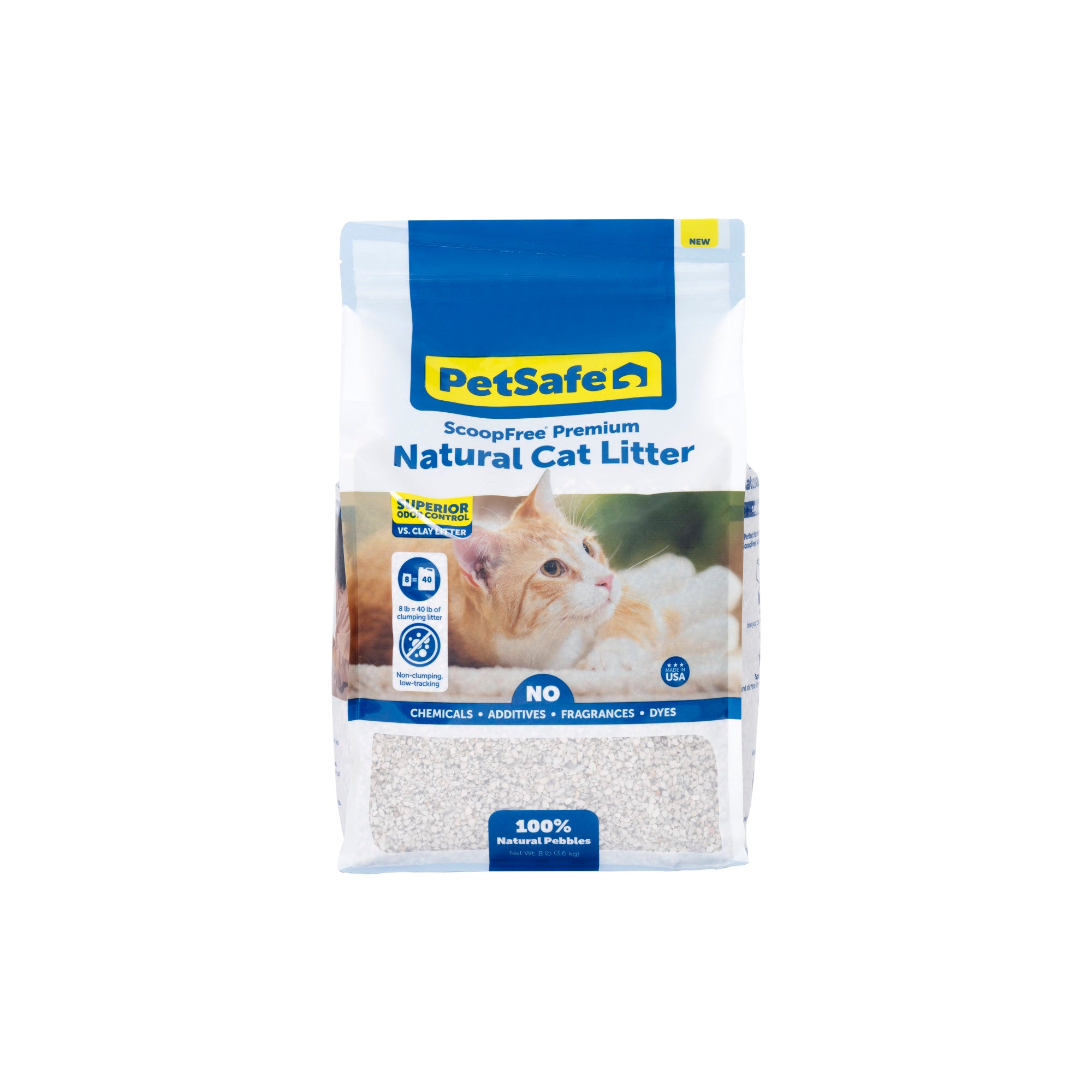 Bolsa de Arena Natural para Gatos Premium ScoopFree® - Dura Hasta 2 Meses - 3.6 kg (8 lb) | PetSafe®