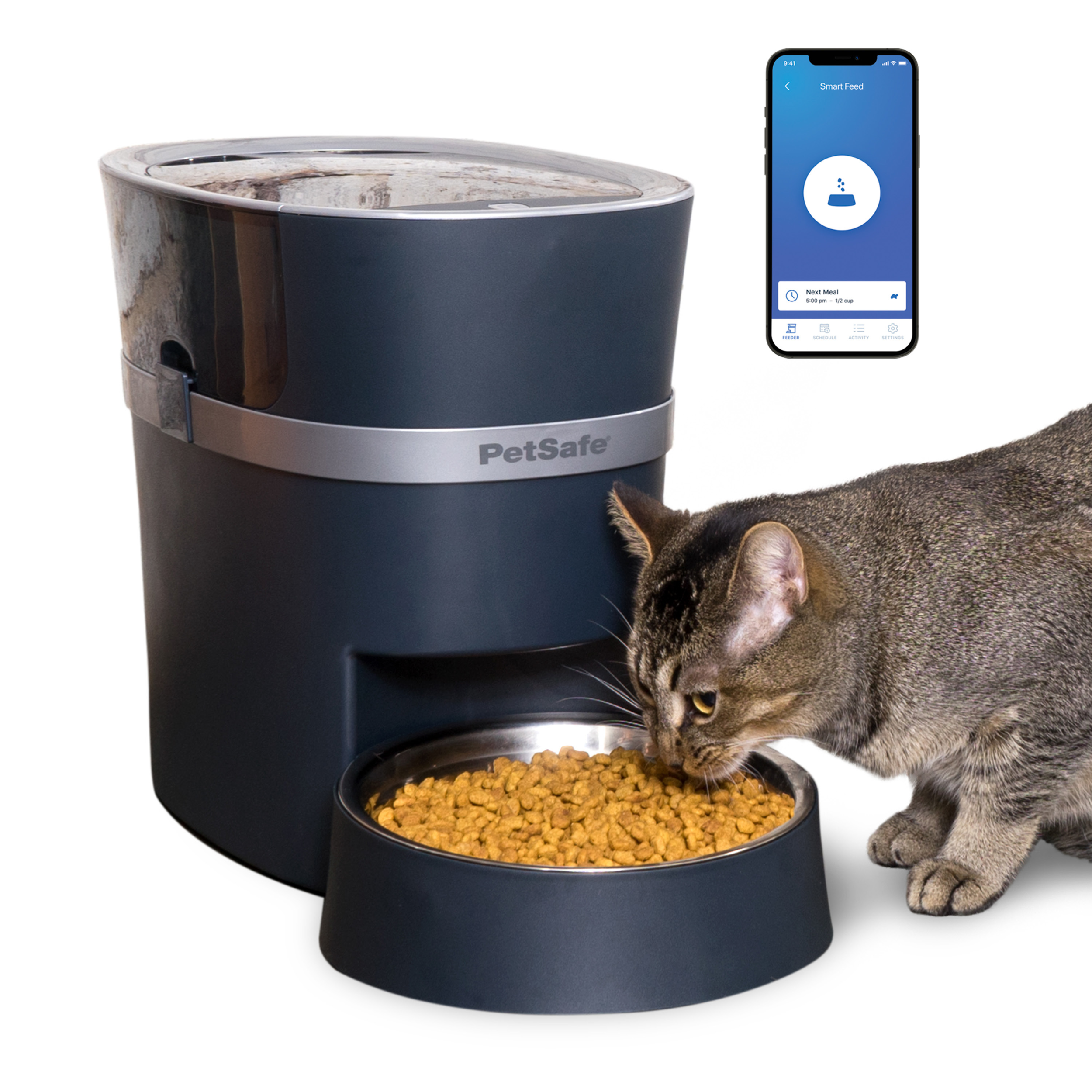 Smart Feed  Alimentador Automático de 2nda Generación para Perros y Gatos - Alimenta Desde Tu Smartphone | PetSafe