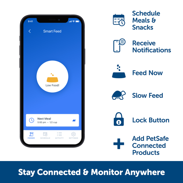 Smart Feed  Alimentador Automático de 2nda Generación para Perros y Gatos - Alimenta Desde Tu Smartphone | PetSafe