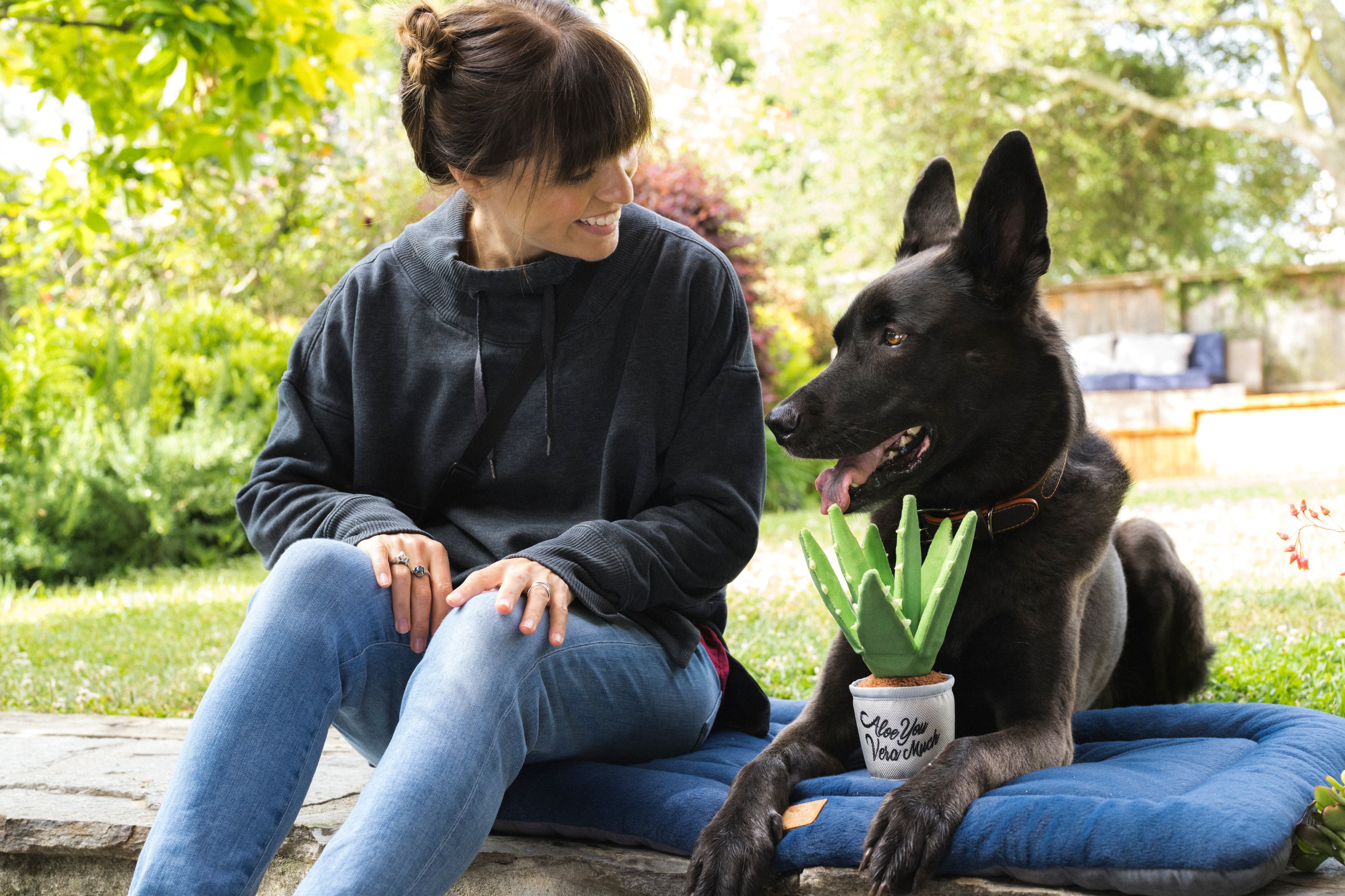 La Planta Aloe-ve You - Juguete de Peluche para Perros Blooming Buddies™ | Pet P.L.A.Y.