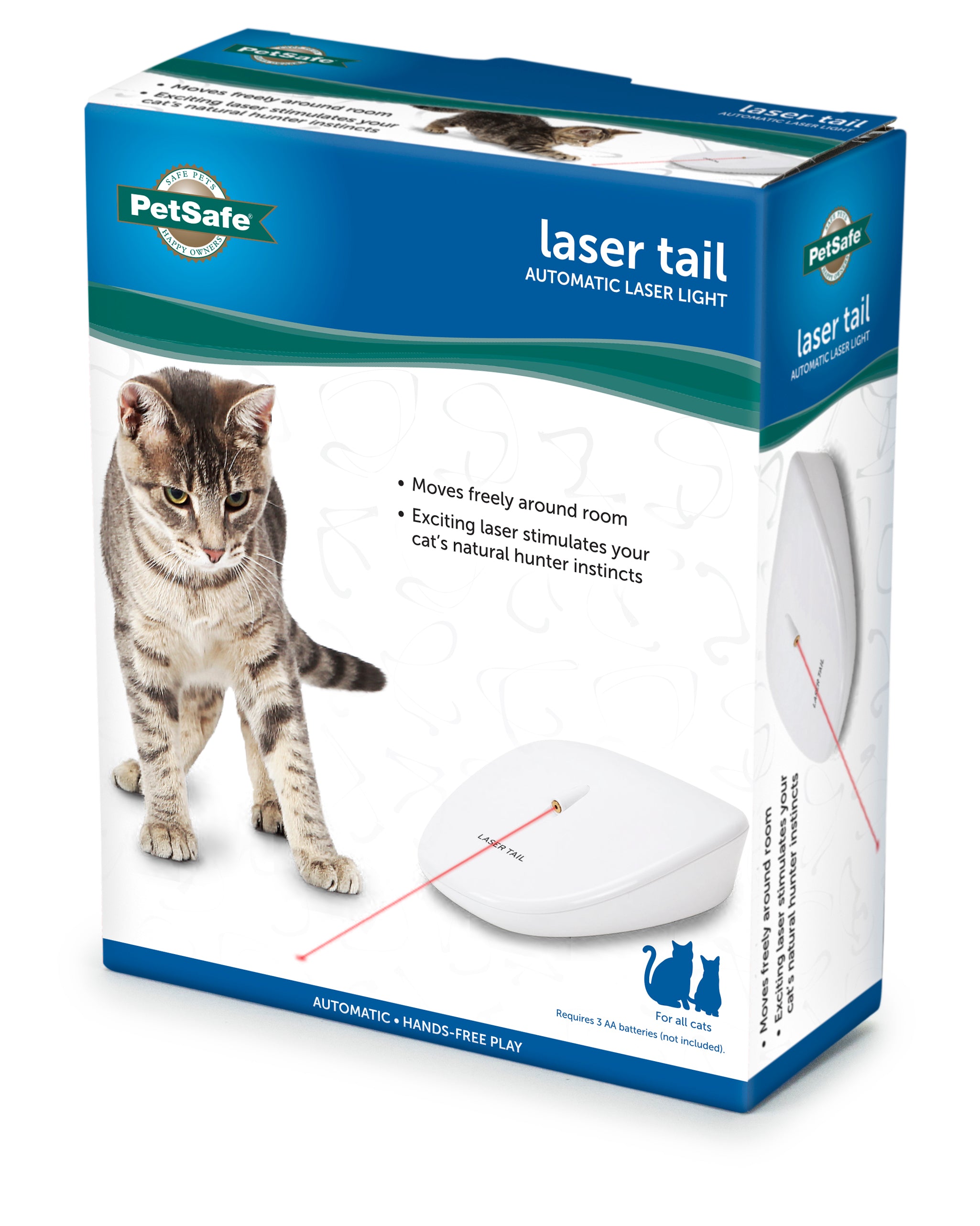 Juguete Láser Automático Laser Tail Para Gatos - Movimientos Aleatorios | PetSafe®