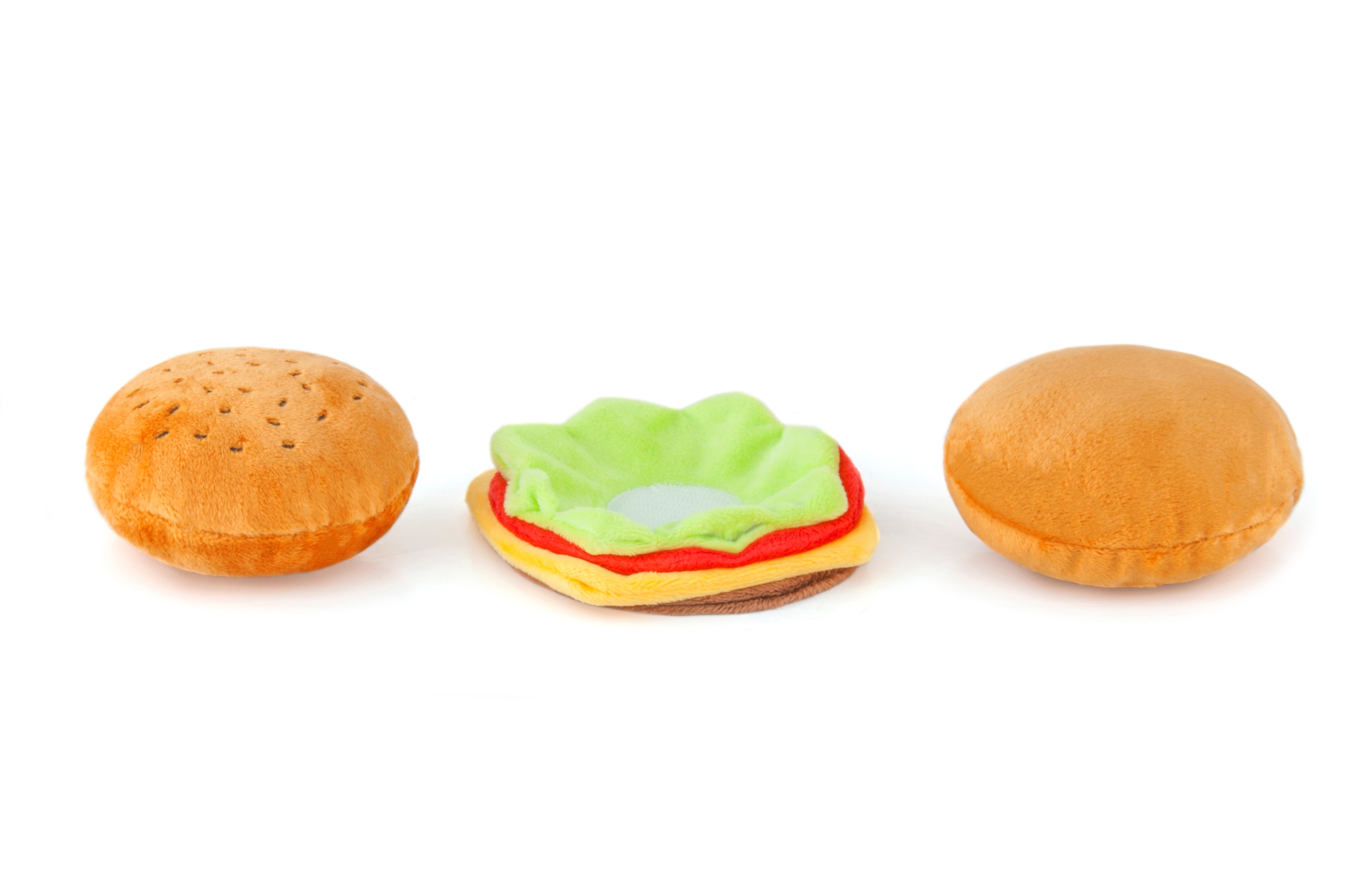 La Hamburguesa - Juguete de Peluche para Perros American Classic® | Pet P.L.A.Y.