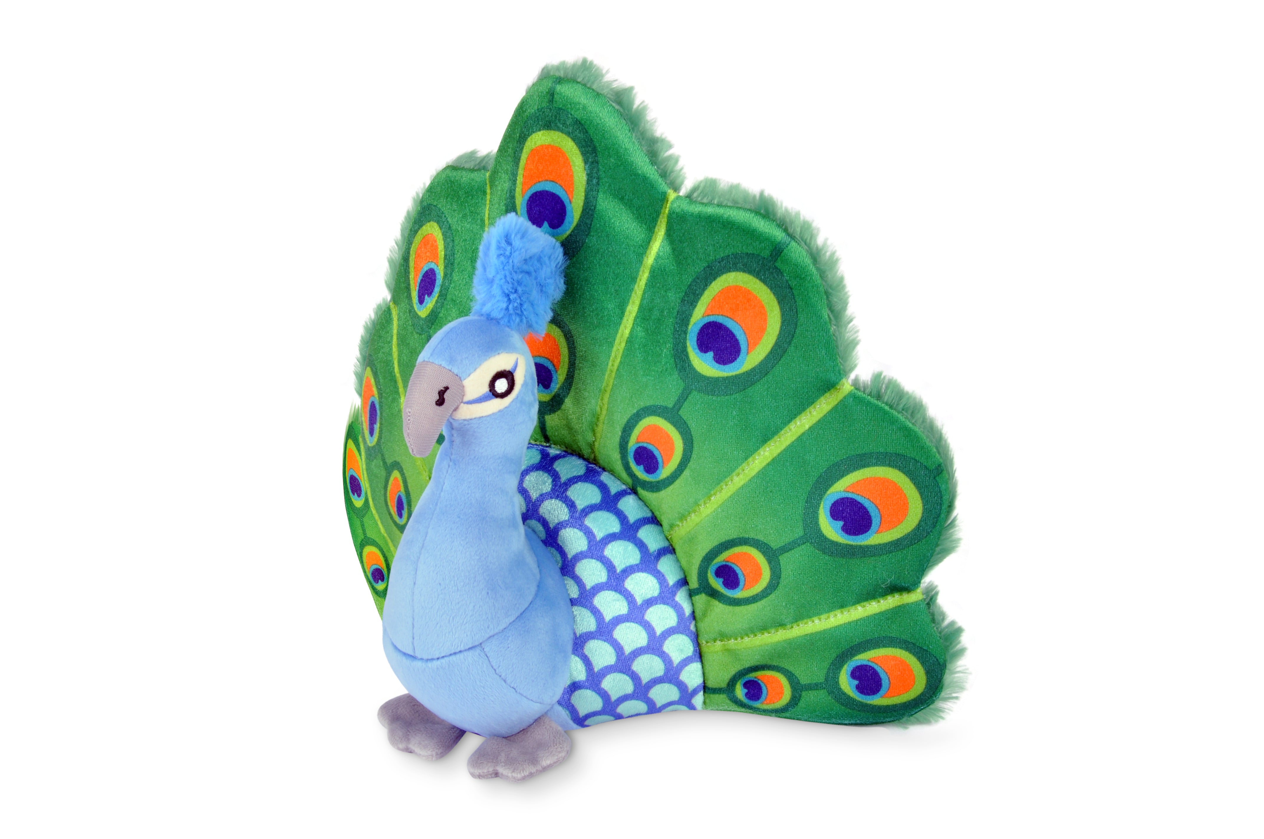 Percy el Pavo Real - Juguete de Peluche para Perros Fetching Flock™ | Pet P.L.A.Y.