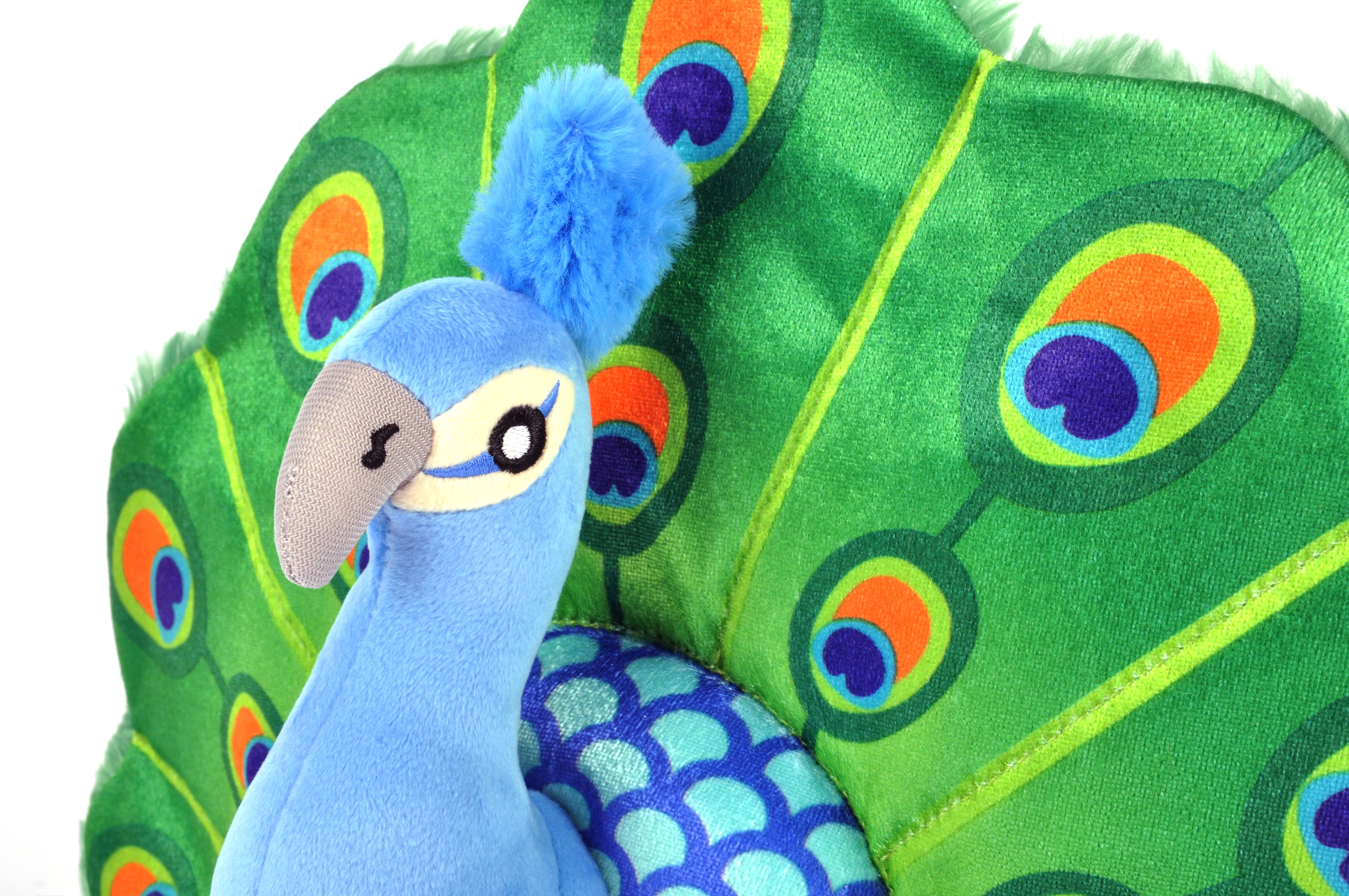 Percy el Pavo Real - Juguete de Peluche para Perros Fetching Flock™ | Pet P.L.A.Y.