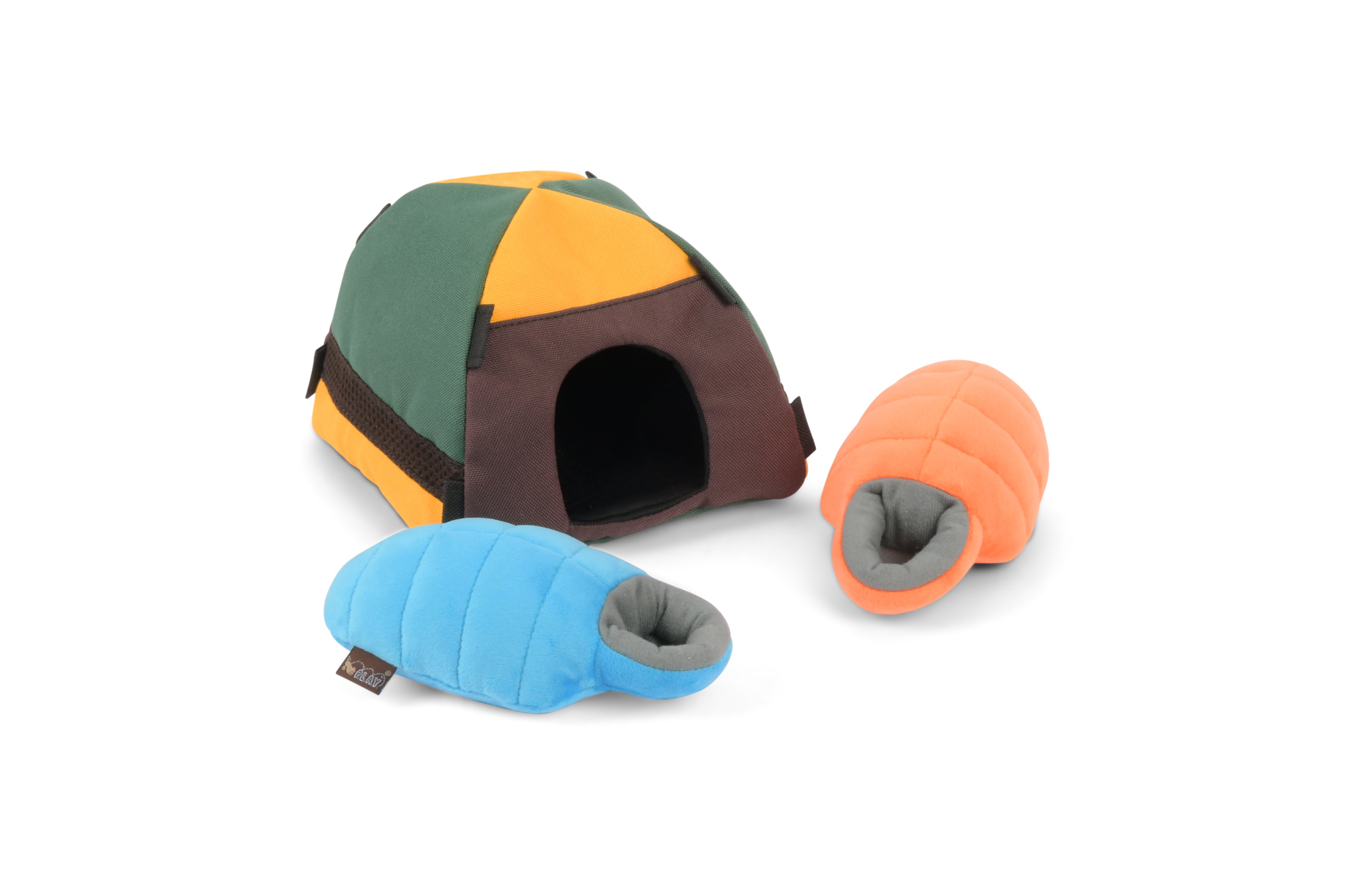 La Tienda de Campaña - Juguete de Peluche para Perros Camp Corbin™ | Pet P.L.A.Y.