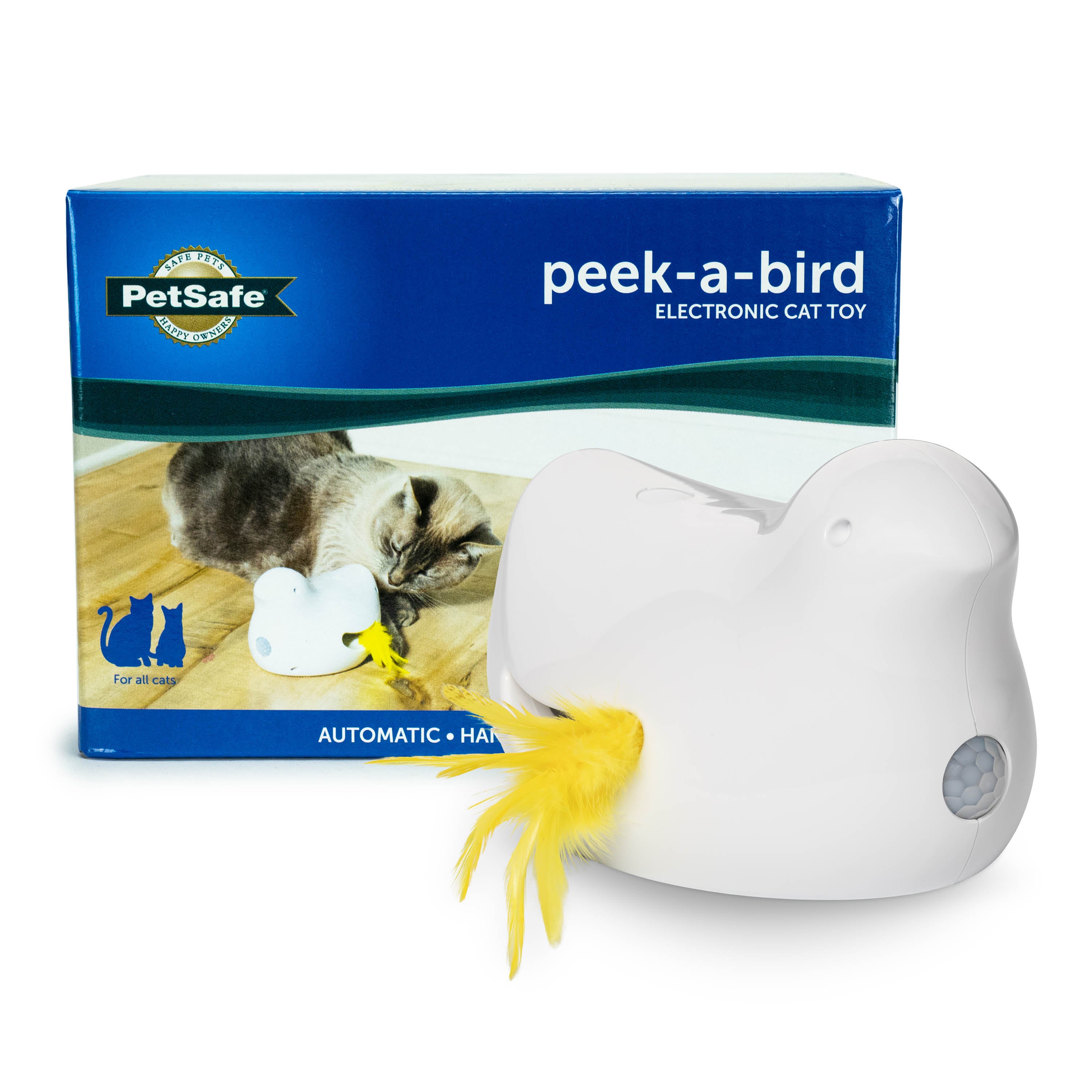 Juguete Electrónico para Gatos Peek-a-Bird™ - Interactivo y Divertido | PetSafe®