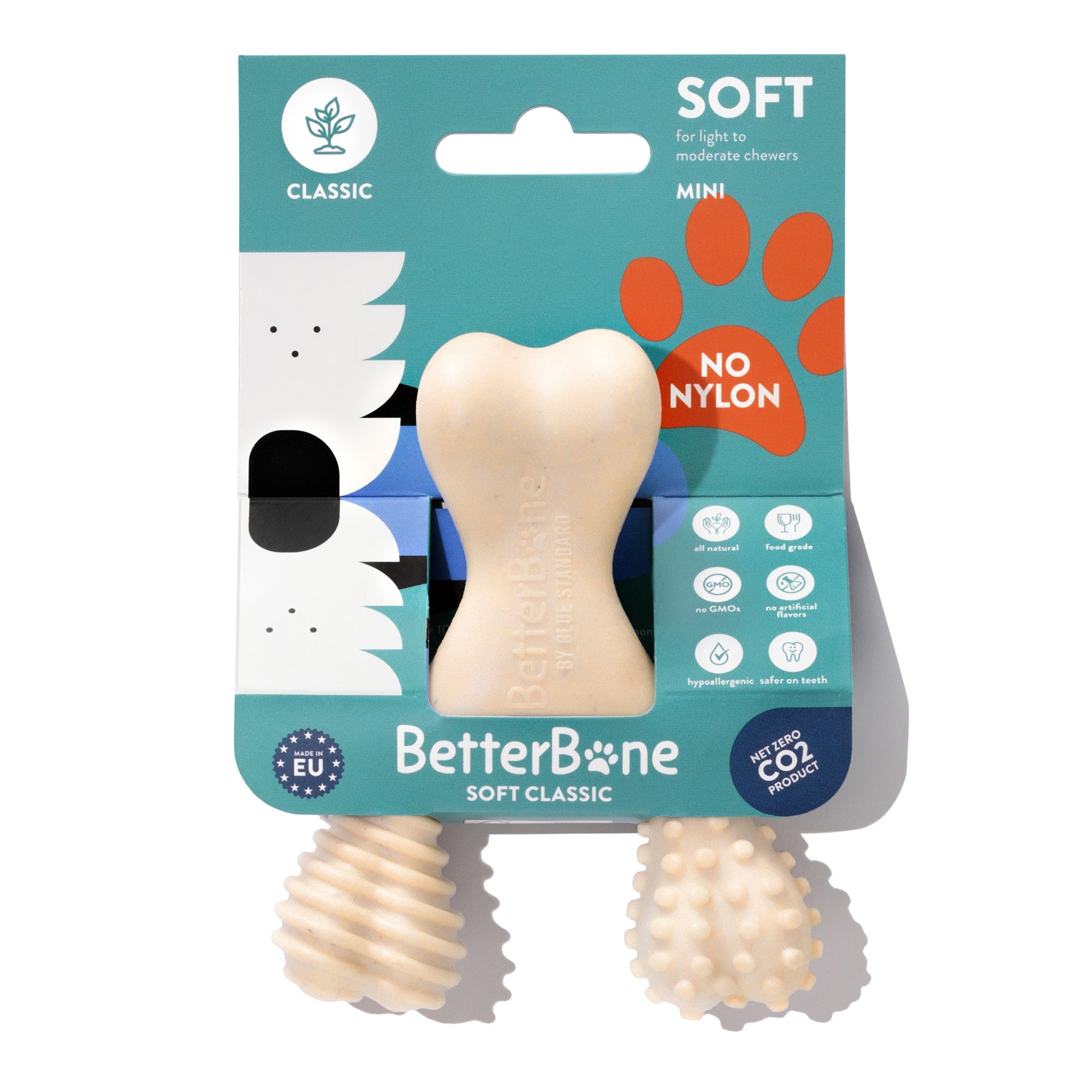 BetterBone CLASSIC: Hueso Masticable HIPOALERGENICO para Perros