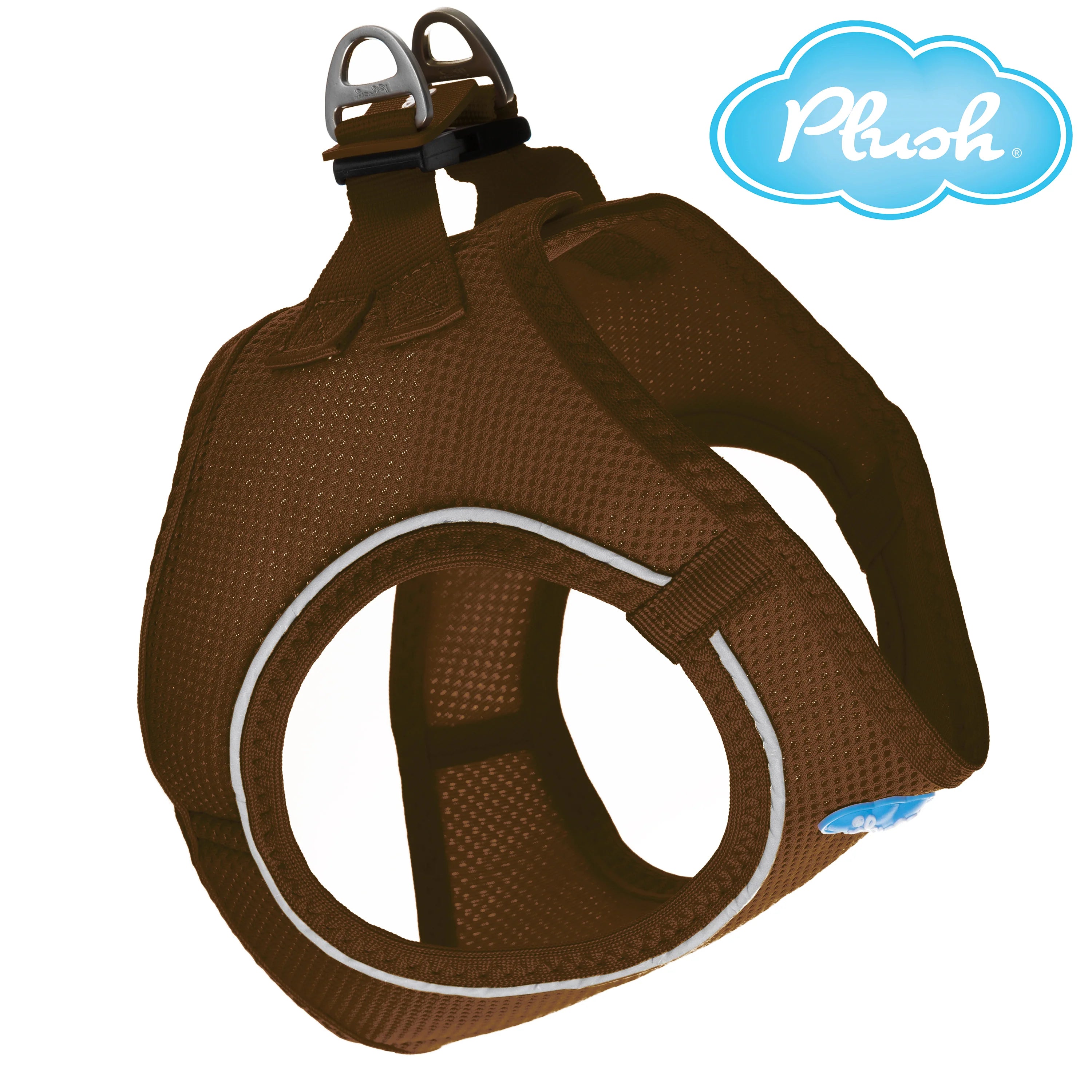 Plush Vest Air-Mesh Arnés/Pechera Para Perros Cafe