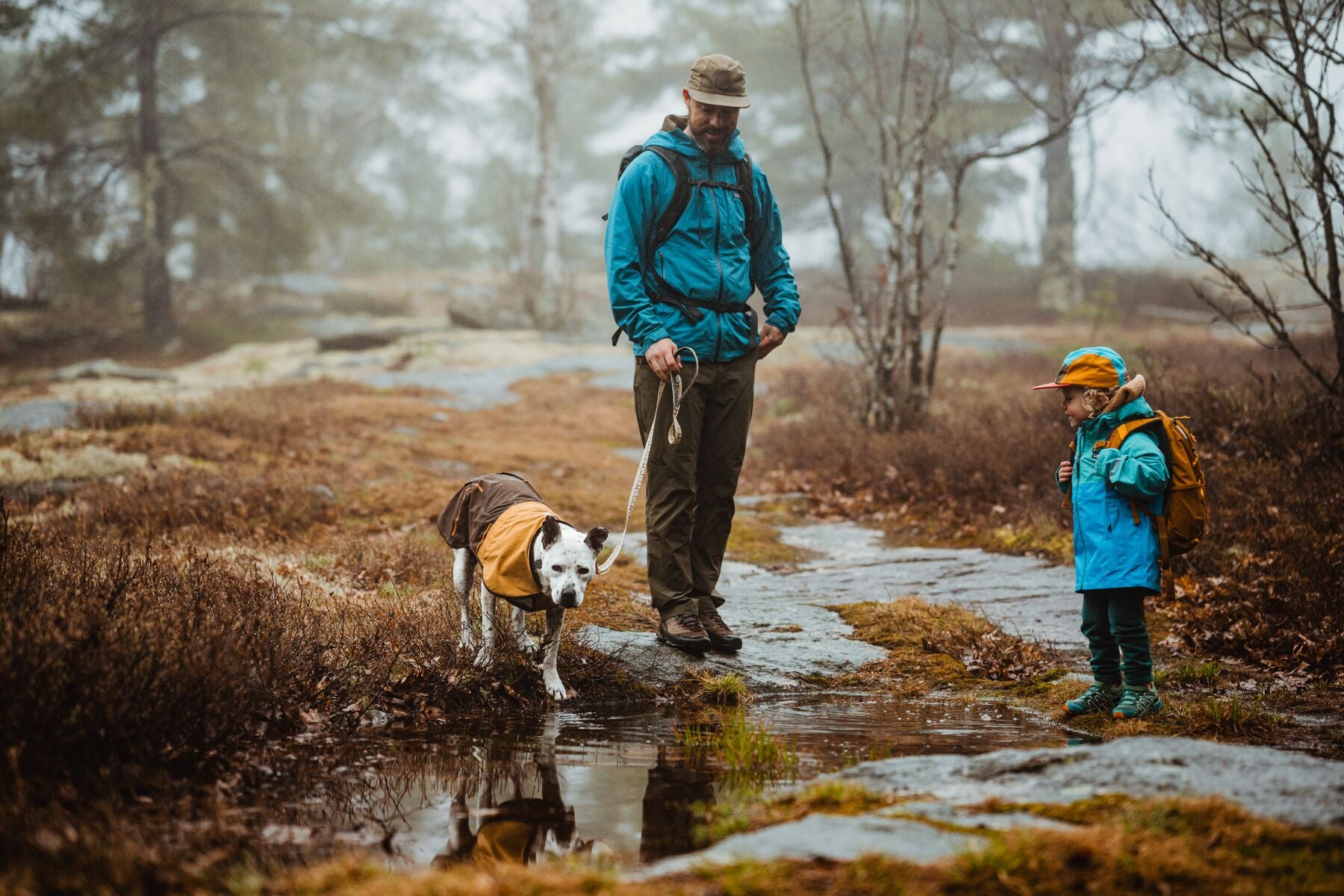 Impermeable Para Perros Sun Shower™ - Resistente al Agua y Viento - Café (Earth Brown) | Ruffwear®