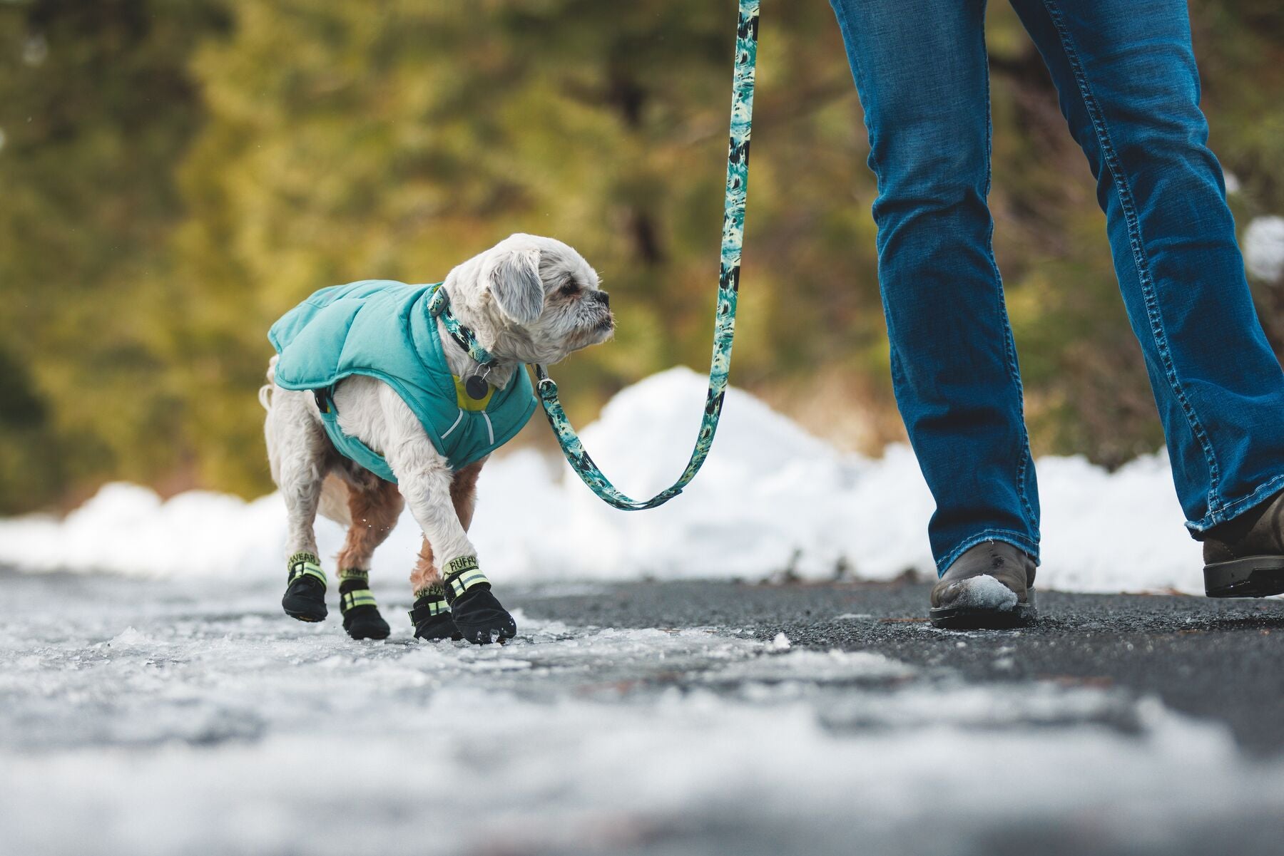 Correa para Perros Front Range® - Patrón Mountains Logo | Ruffwear