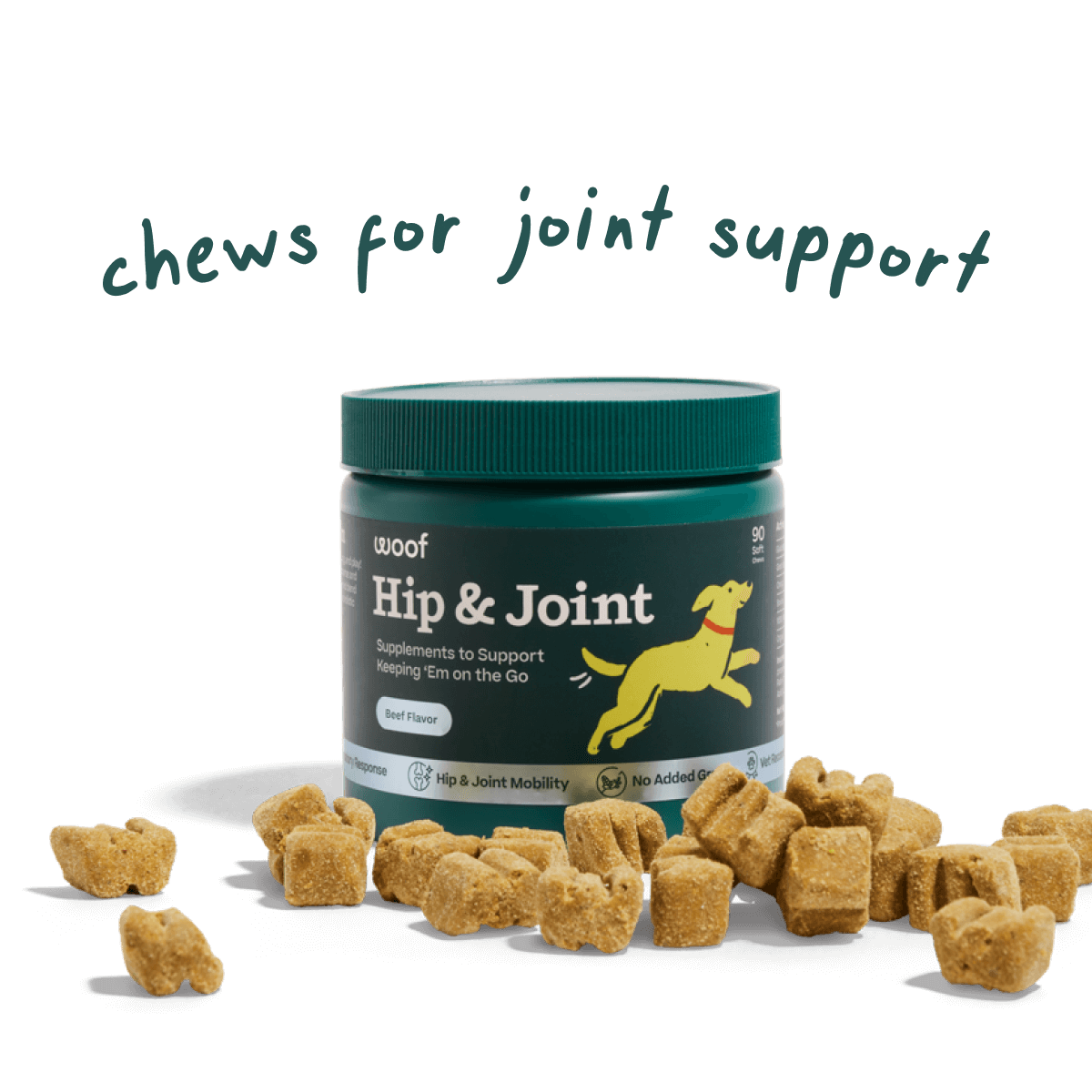 Chews Hip & Joint para Perros | Cuidado y Salud de Articulaciones de Woof