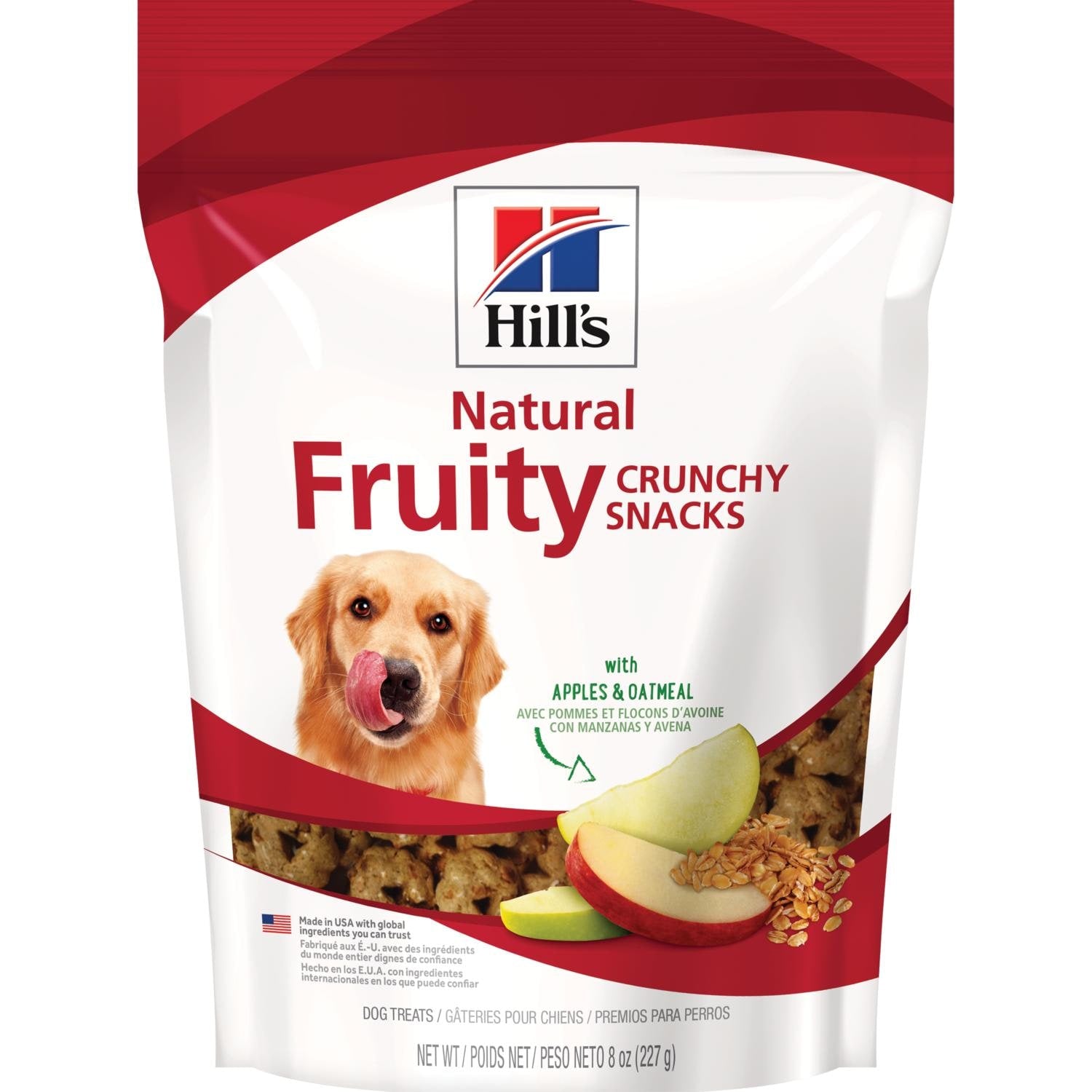 Premios para Perros Fruity Snacks con Manzana y Avena de Hill´s