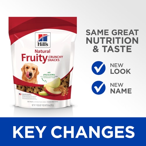 Premios para Perros Fruity Snacks con Manzana y Avena de Hill´s