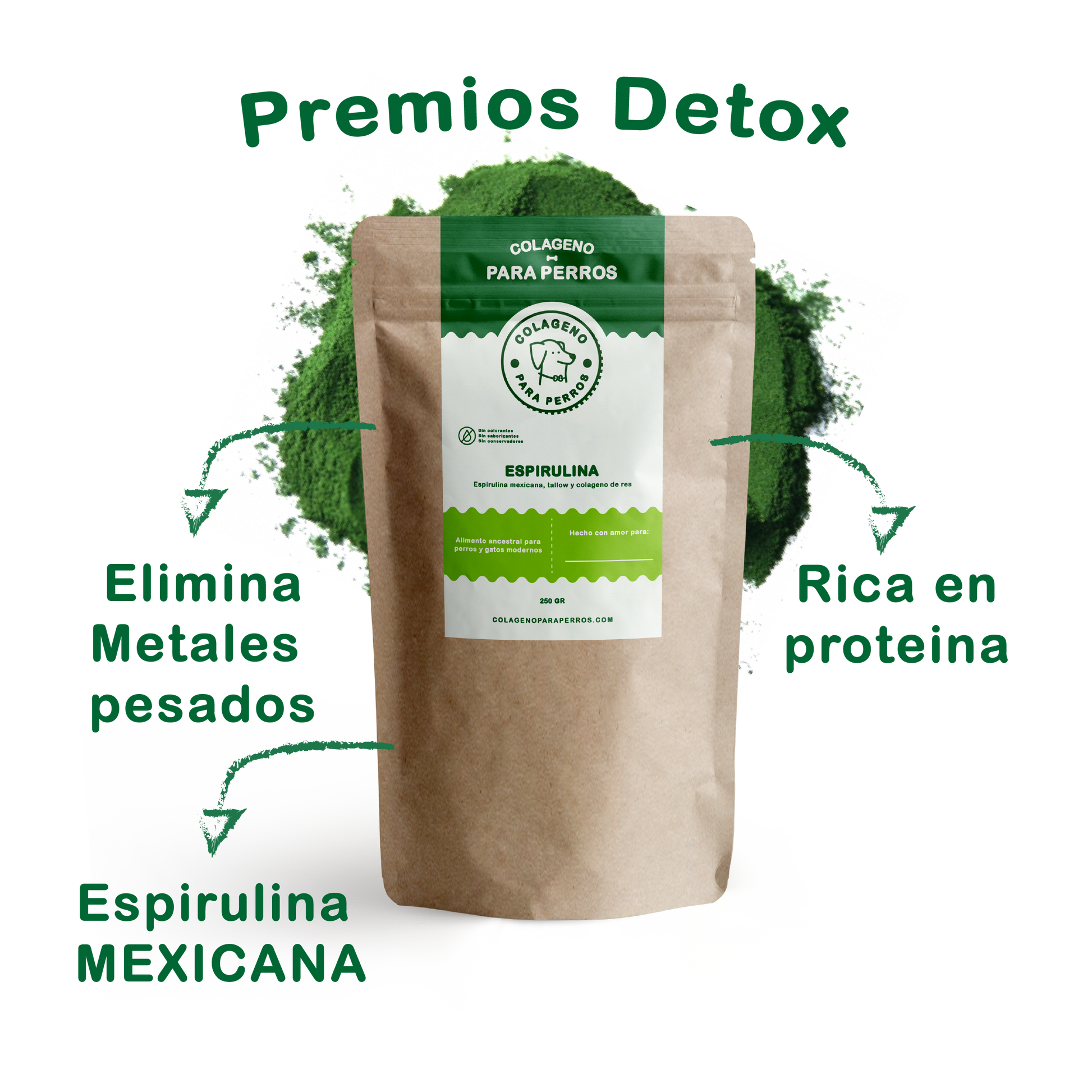 PREMIOS CON ESPIRULINA - Premios con Colageno para Perros y Gatos