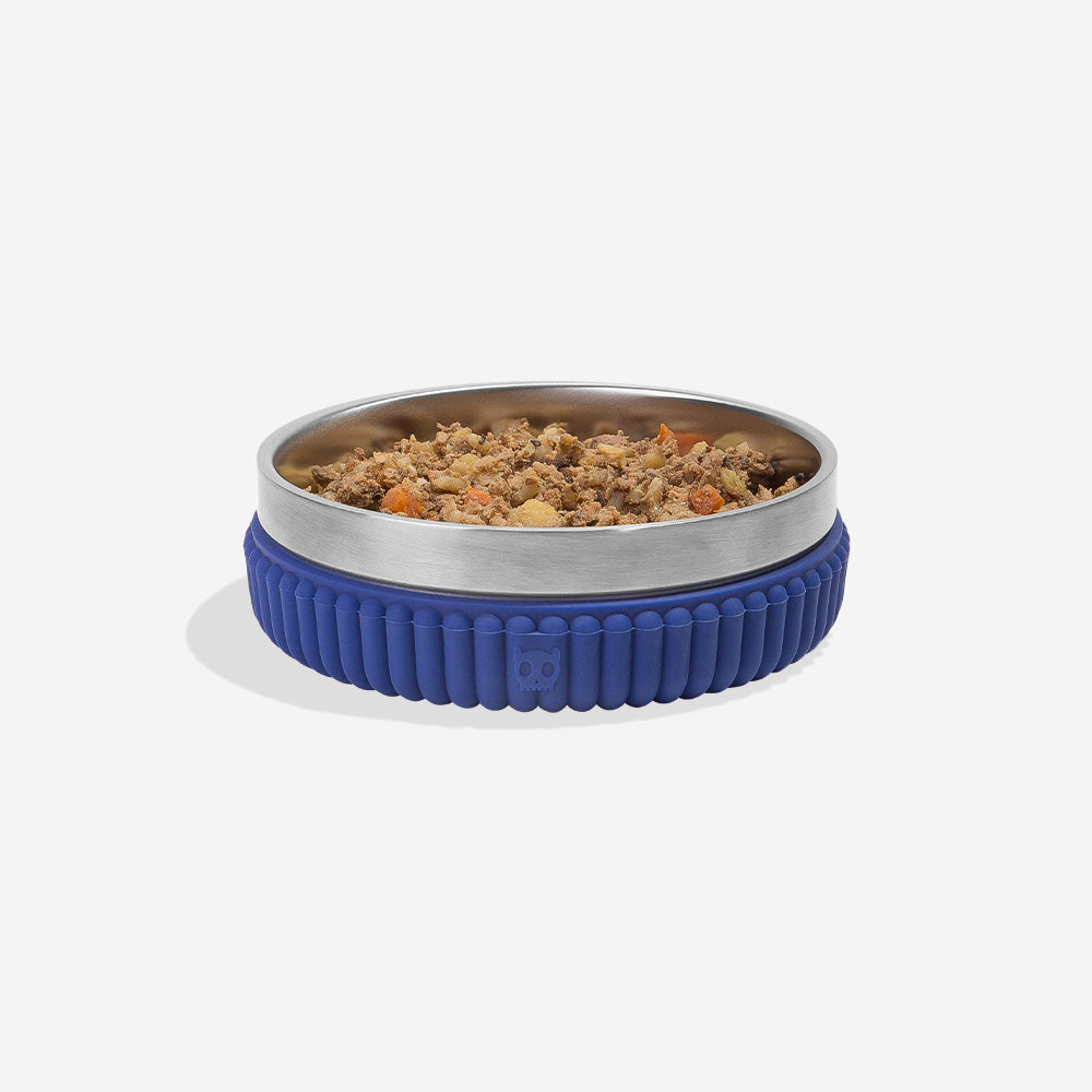 Plato Tuff Bowl para Mascotas (550 ml) Stripes Blue | Zee.Dog