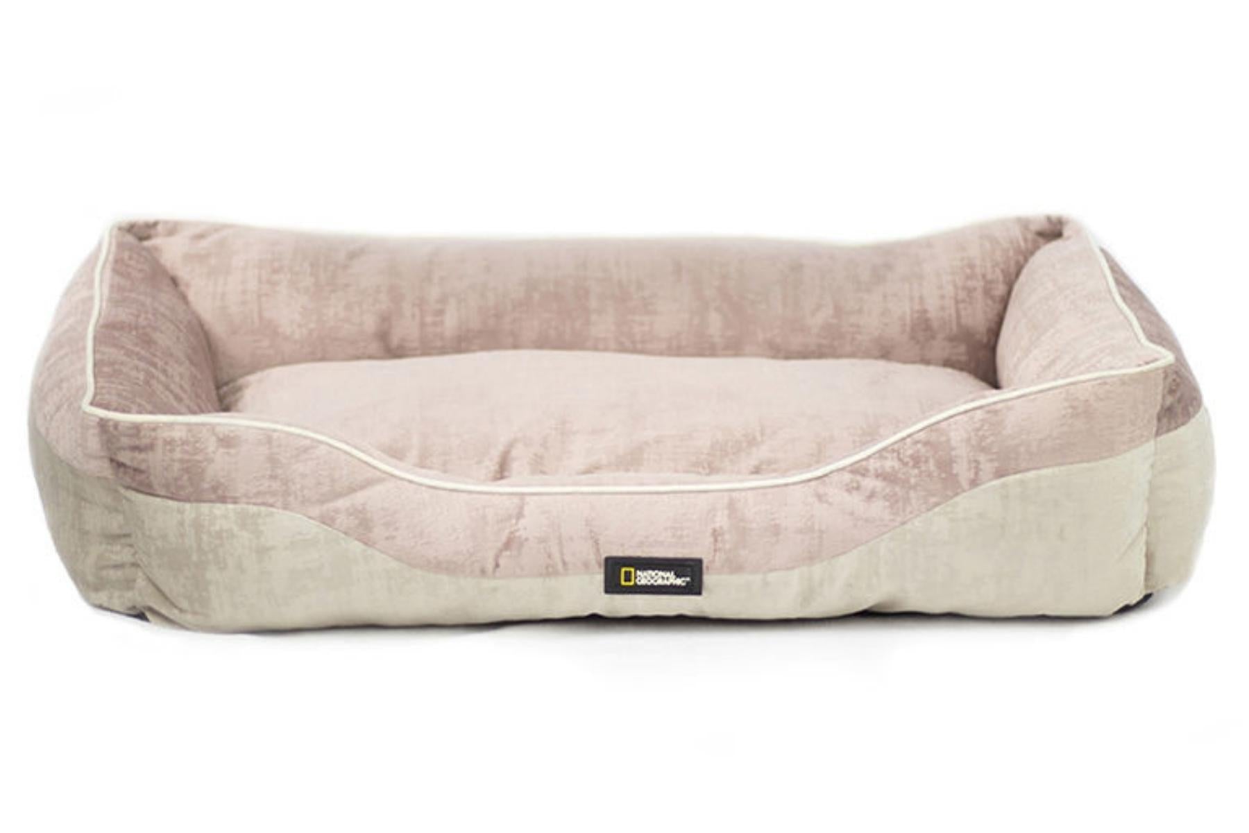 Cama para Perros de National Geographic Estilo Luna Rosa Hueso