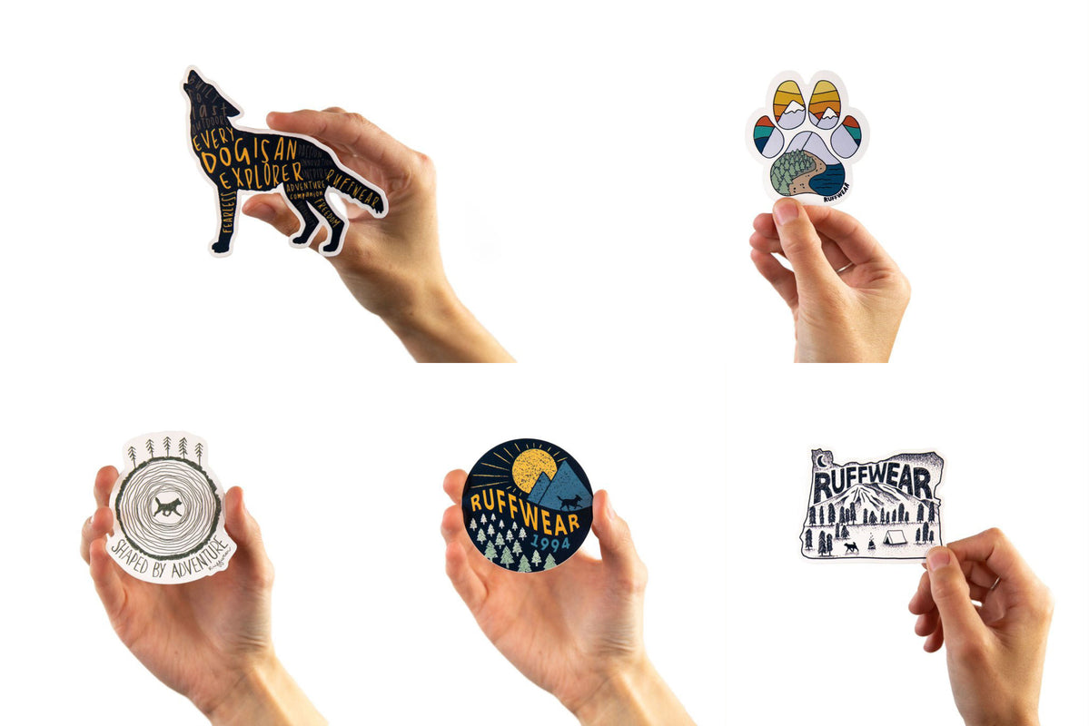 Calcomanias Ruffwear Son 5 Modelos de Stickers La Tienda de