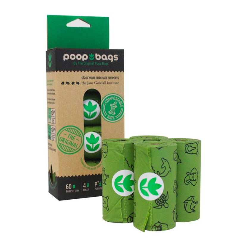 60 Bolsas Compostables p/Popo Poop Bags (4 Rollos con 15 bolsas) — La  Tienda de Frida & Chelsee